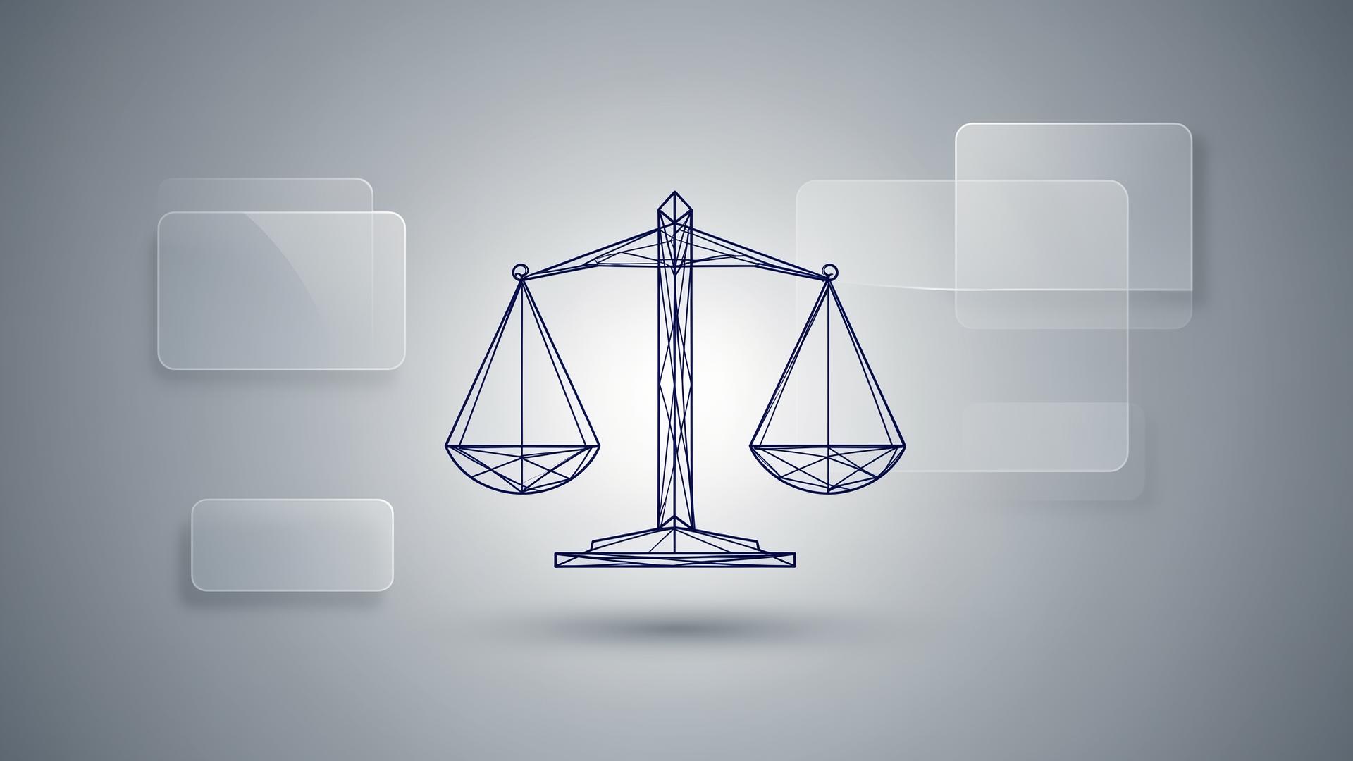 An unbiased balance representing a neutral benefits audit